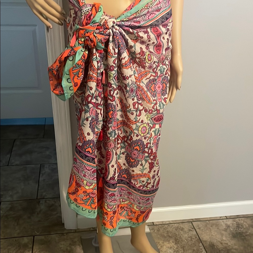 Aldo Sarong Wrap in Pink and Orange